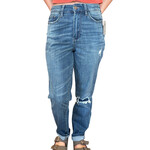 Judy Blue Judy Blue JB88317 Dark Wash Knee Patch Boyfriend Jeans Size 1/25-RF