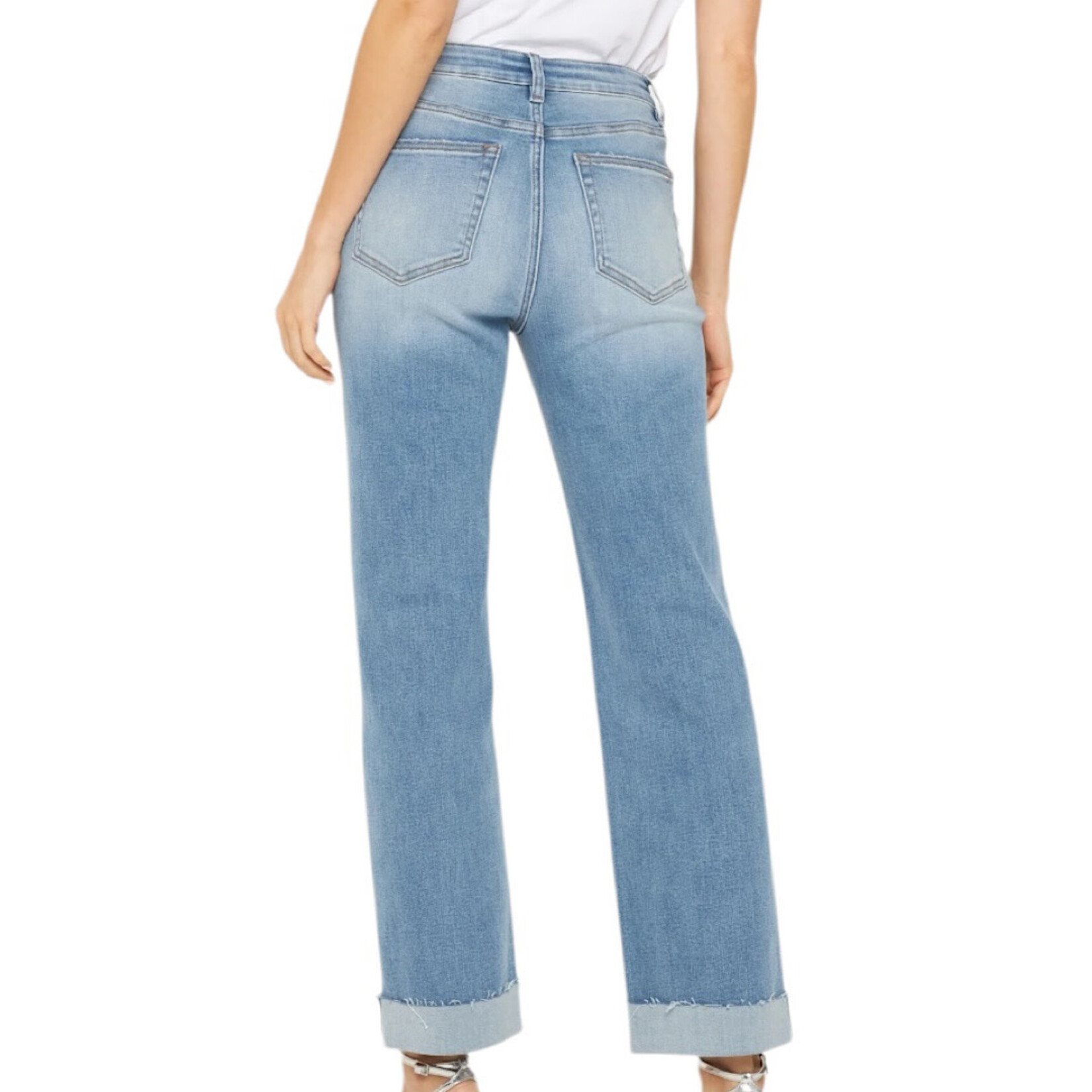 Mica Denim Mica MTT-T3286 High Rise Tummy Control Straight Leg Jean