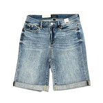Judy Blue JB15226 Hi-Rise Cuffed Bermuda Shorts
