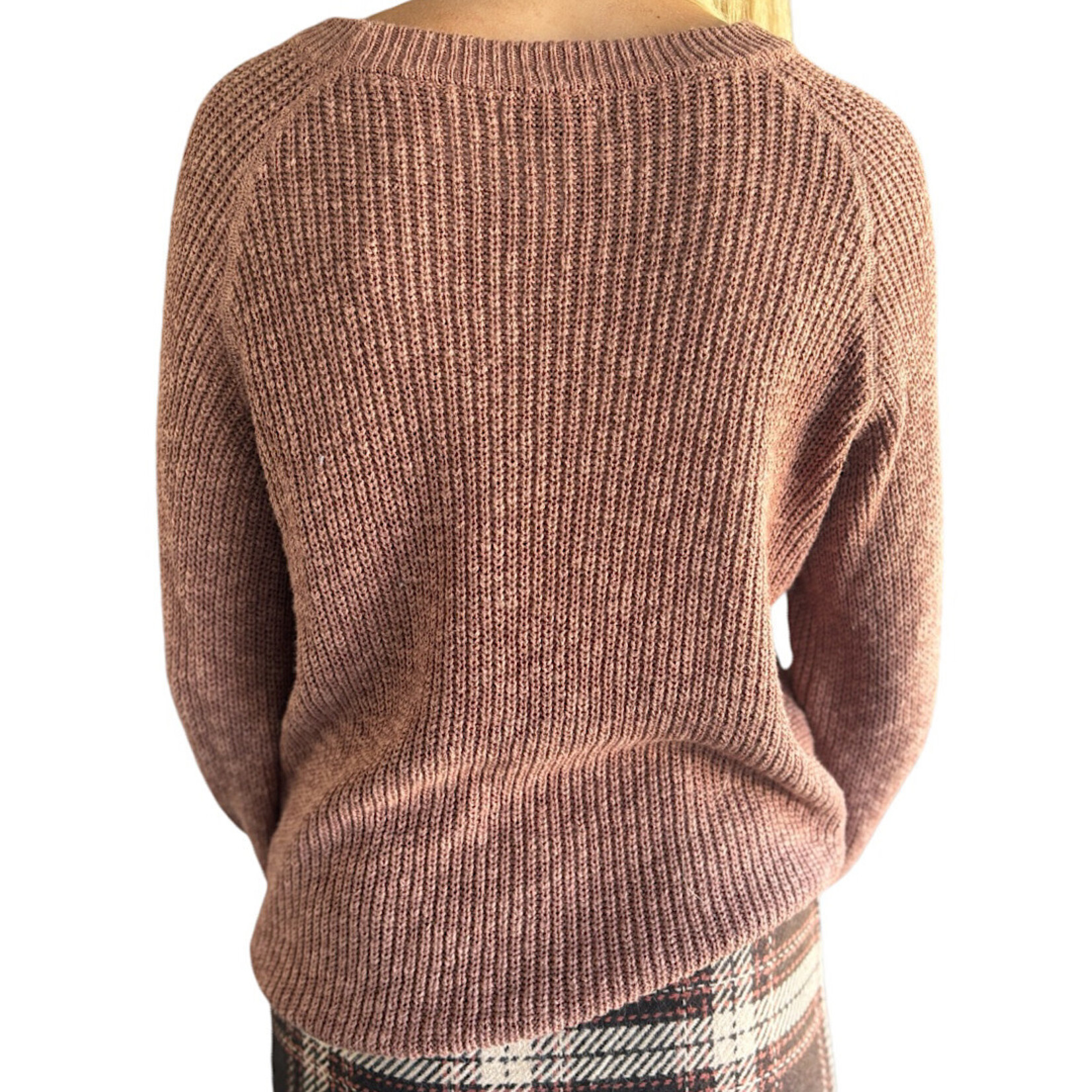 Clay Chunky Knit Long Sleeve Sweater Top