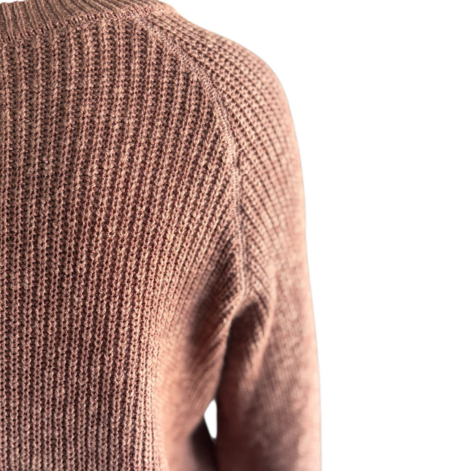 Clay Chunky Knit Long Sleeve Sweater Top