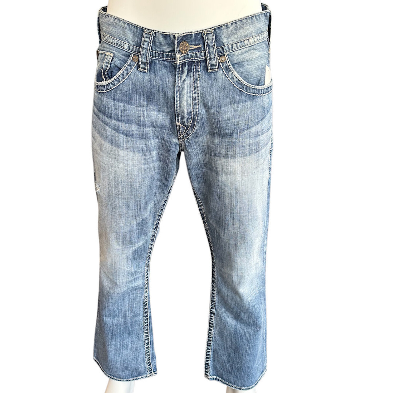 Silver Zac Light Wash Jeans Size 32x30-RF