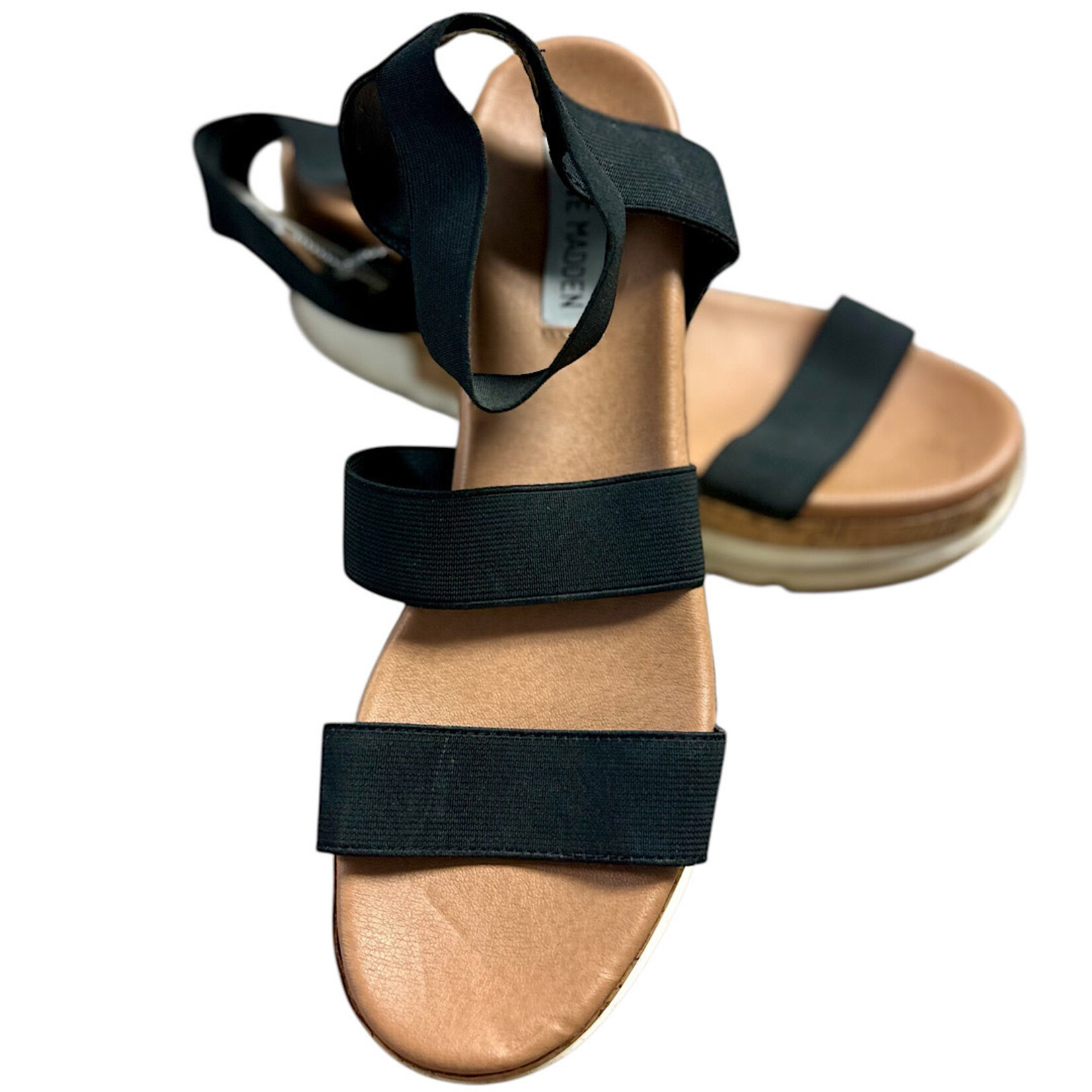 Steve Madden Steve Madden Black Cork Wedge Size 9- RF