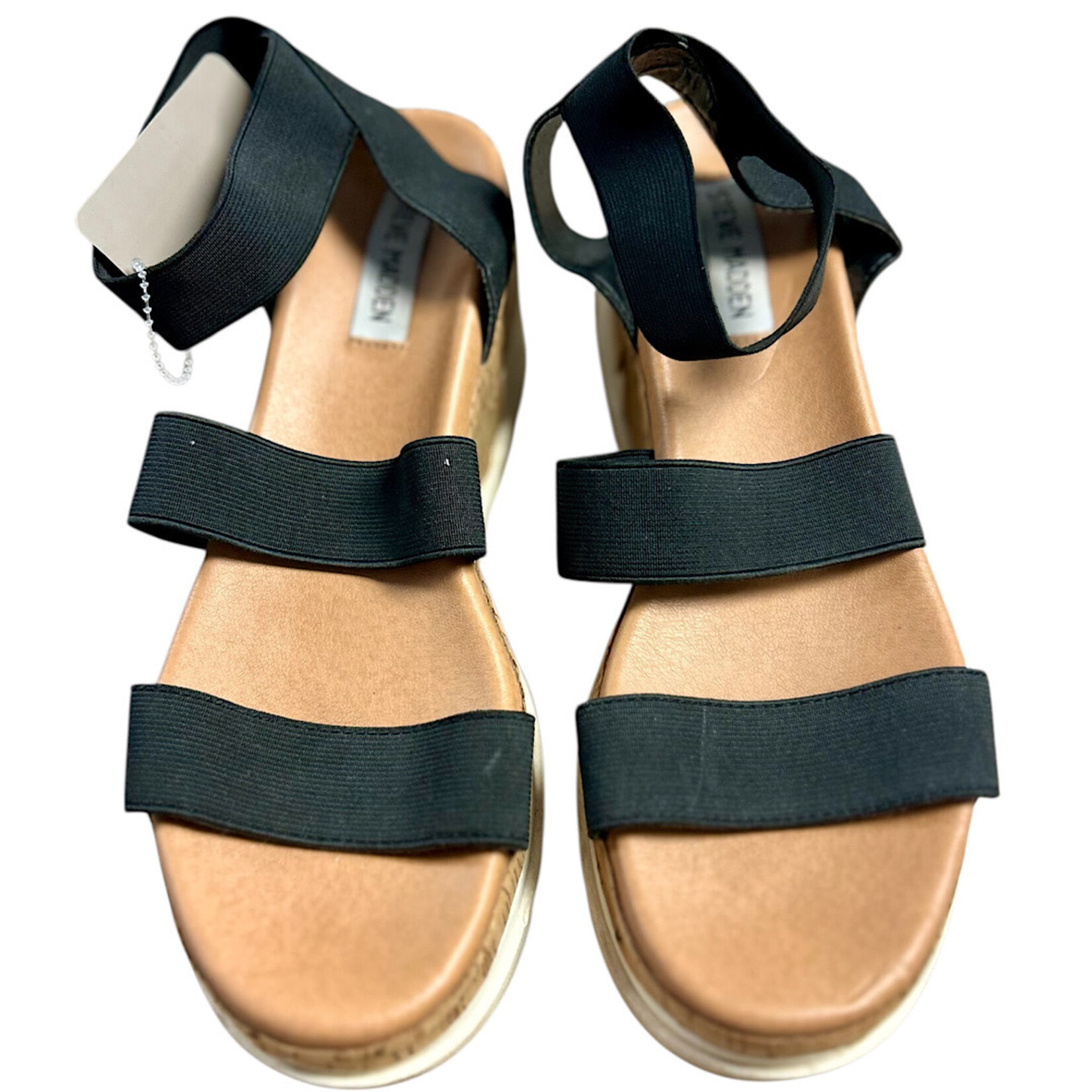 Steve Madden Steve Madden Black Cork Wedge Size 9- RF
