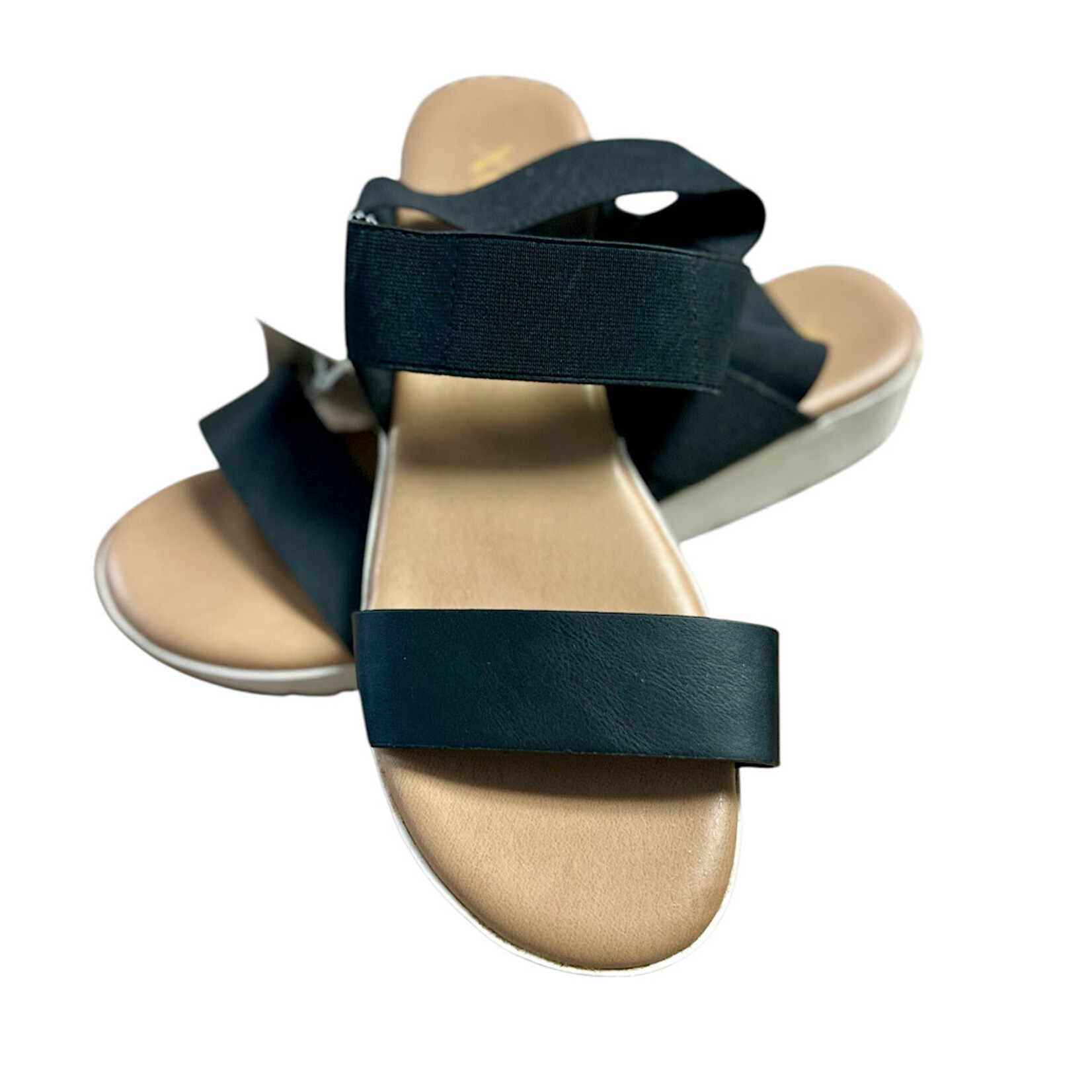 XOXO Black Strap Sandals Size 8.5-RF