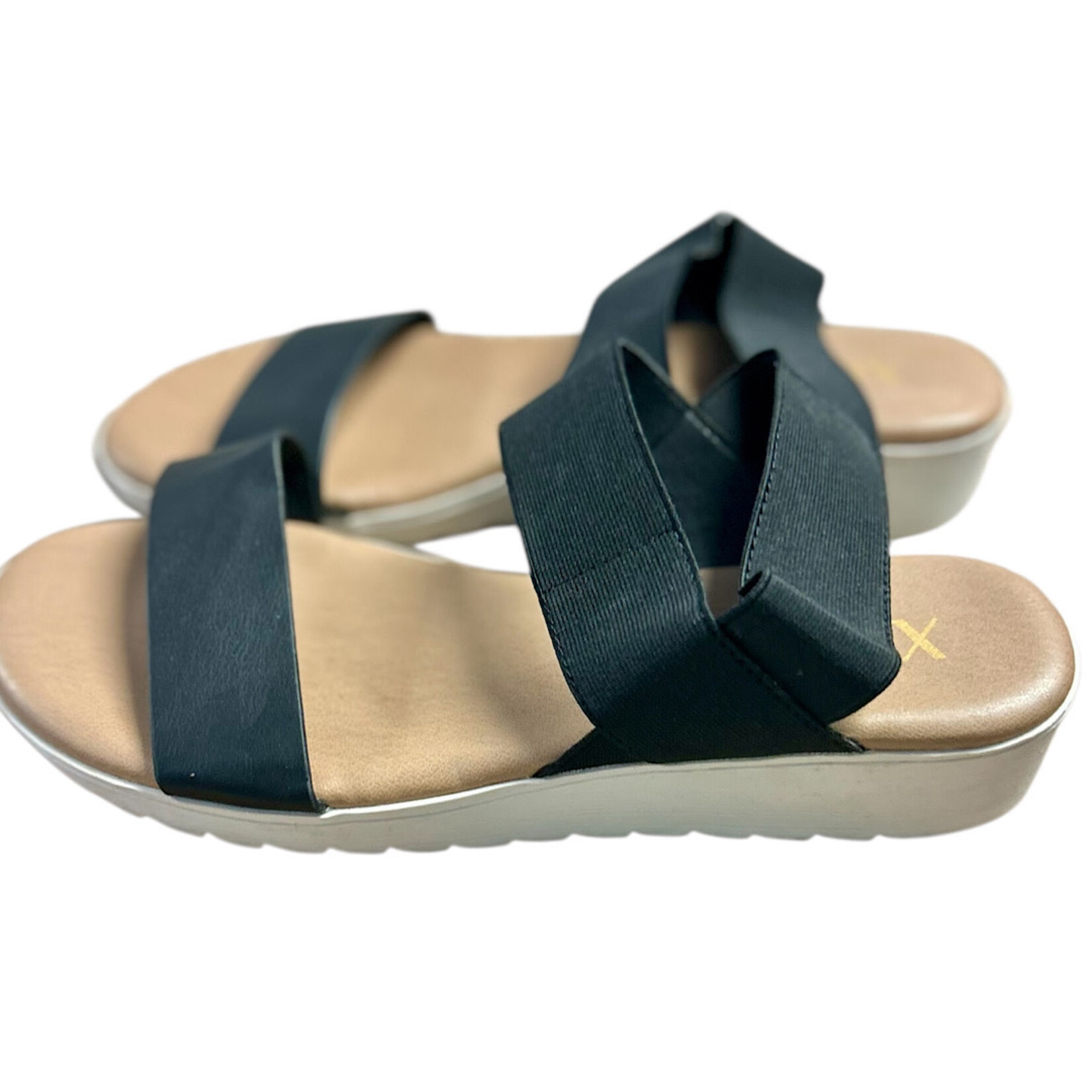 XOXO Black Strap Sandals Size 8.5-RF