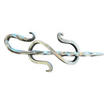 Metal Hand Forged Knot Hair Pin