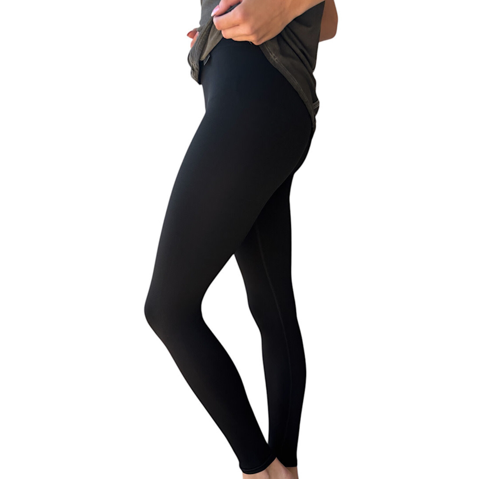 Pink Black Leggings Size XS-RF