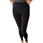 Pink Black Leggings Size XS-RF