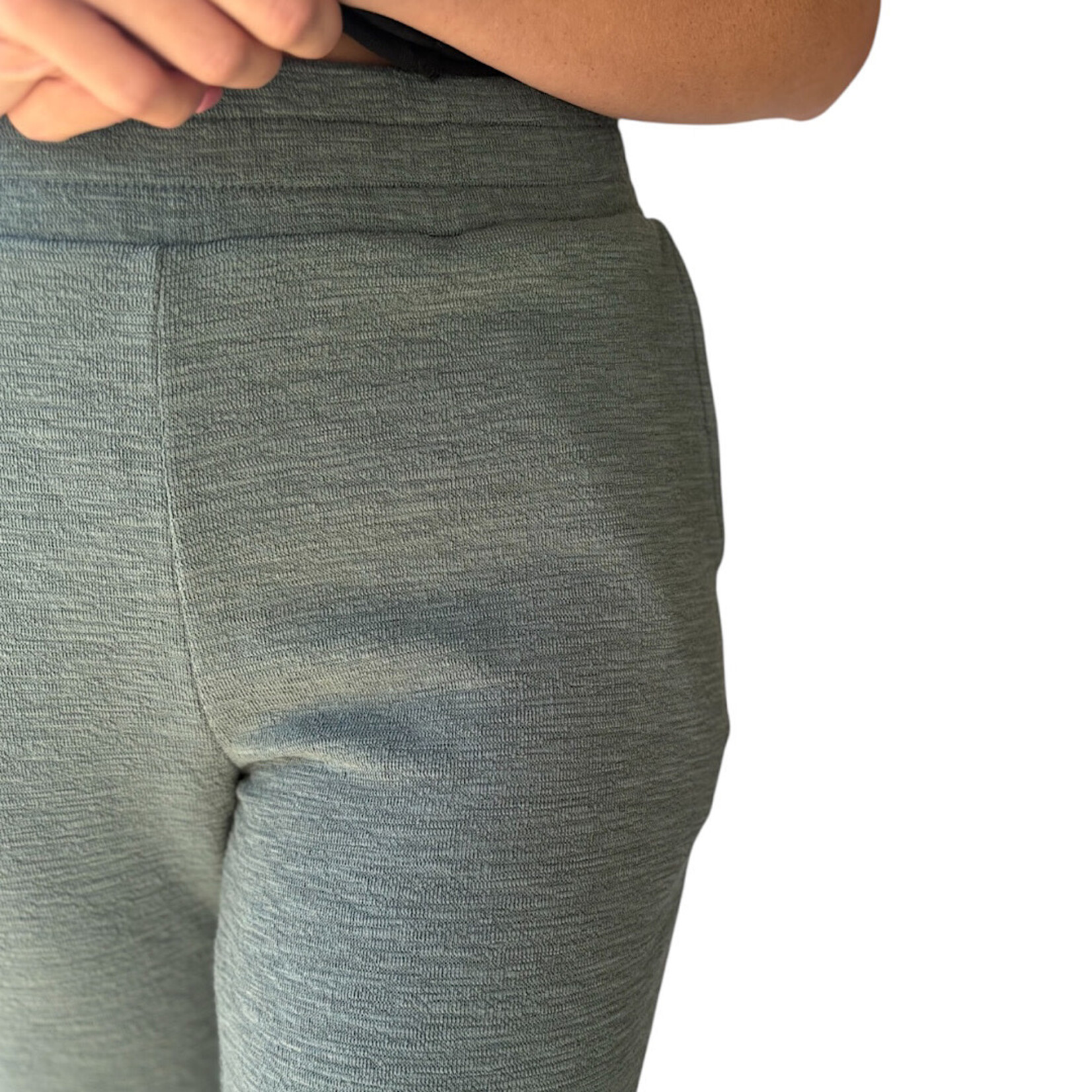 Ash Jade Cotton Slub Jogger Pants