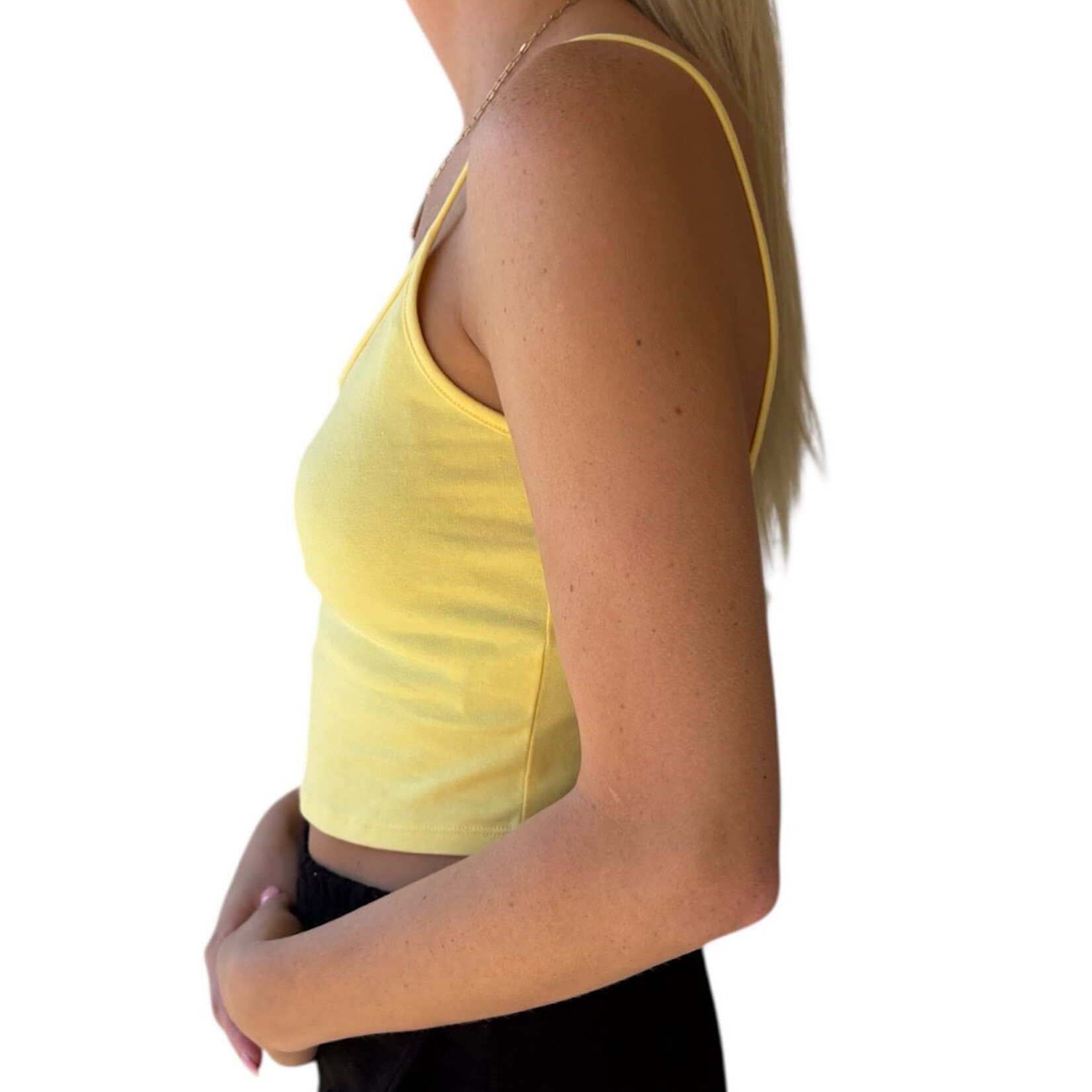 Butter Cropped Tank