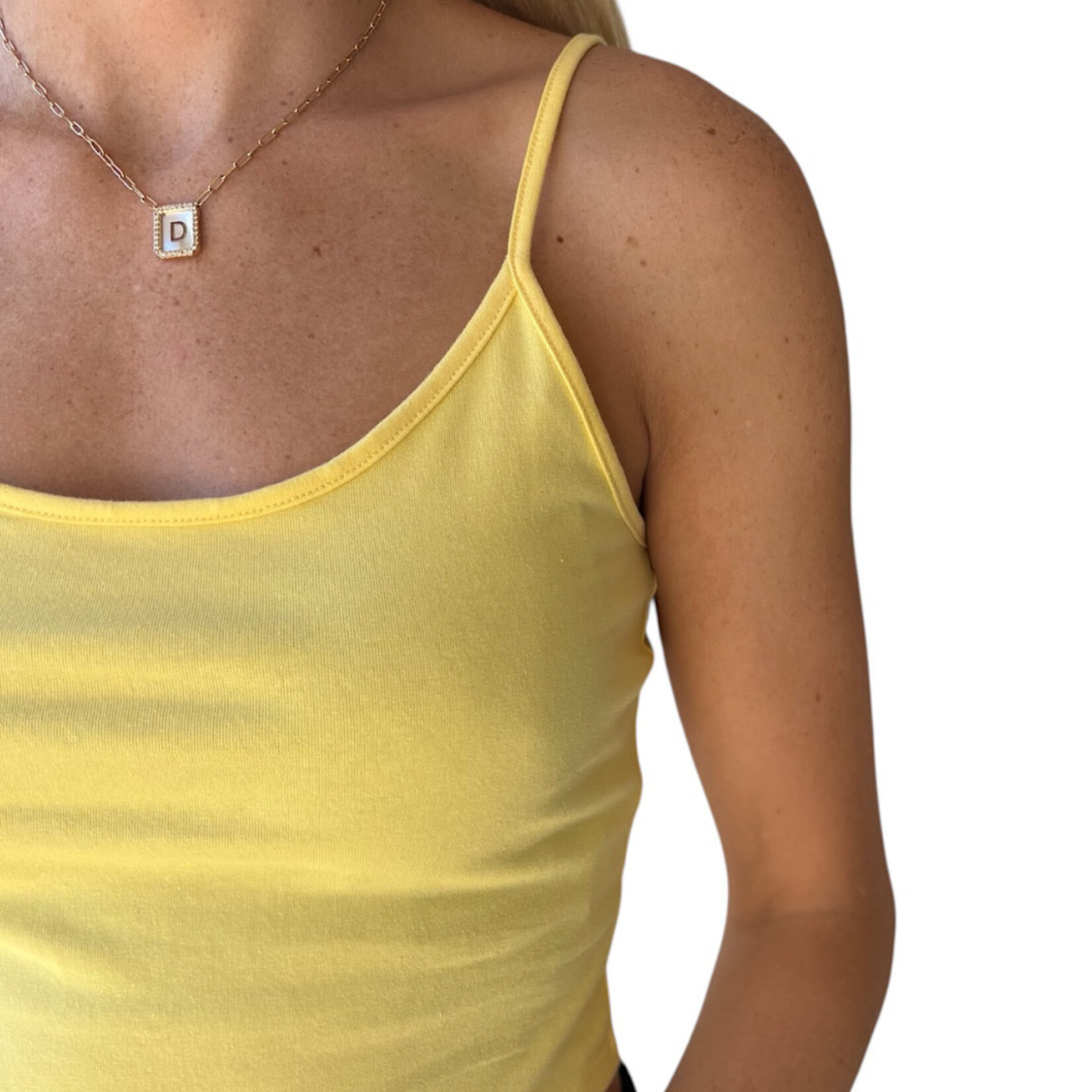 Butter Cropped Tank