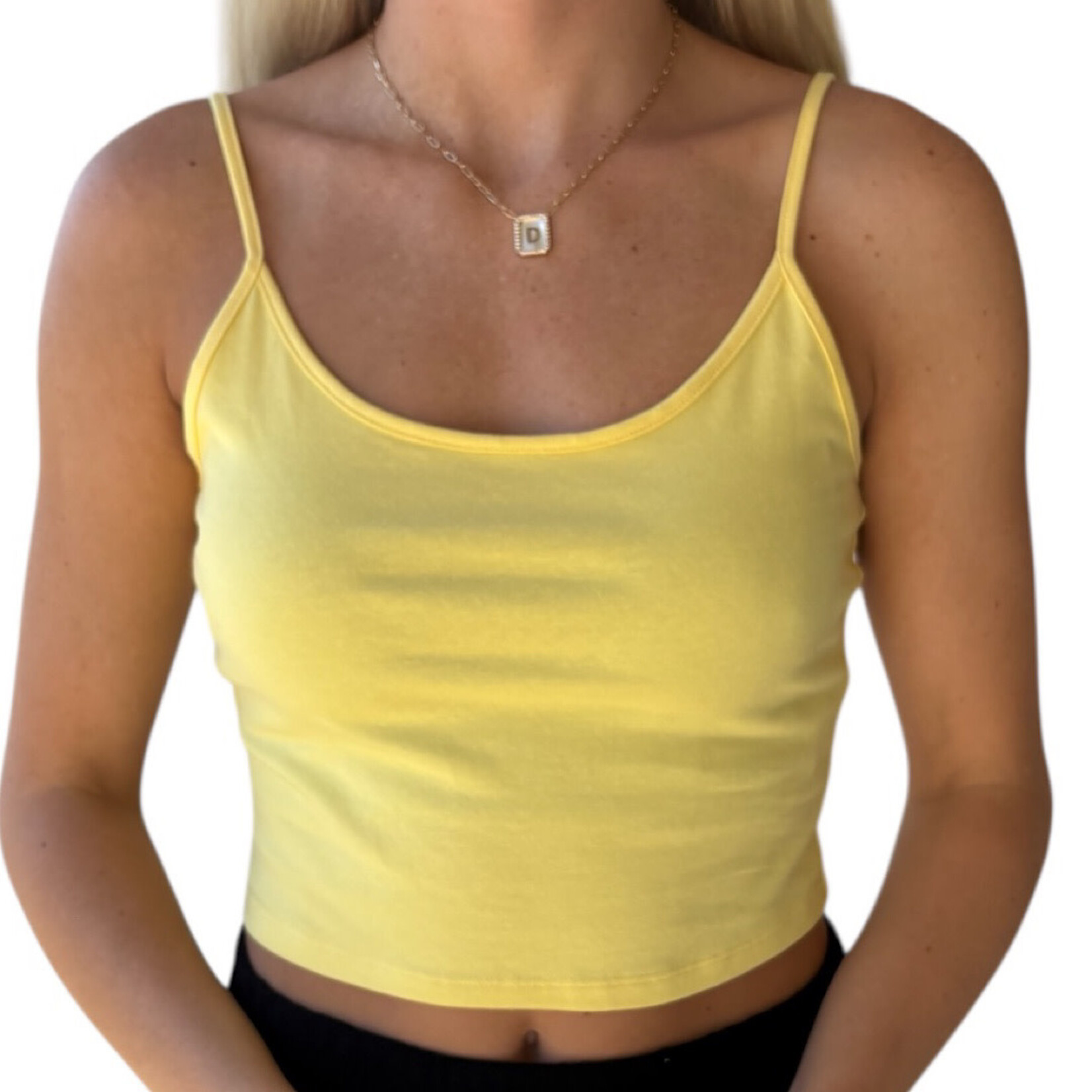Butter Cropped Tank
