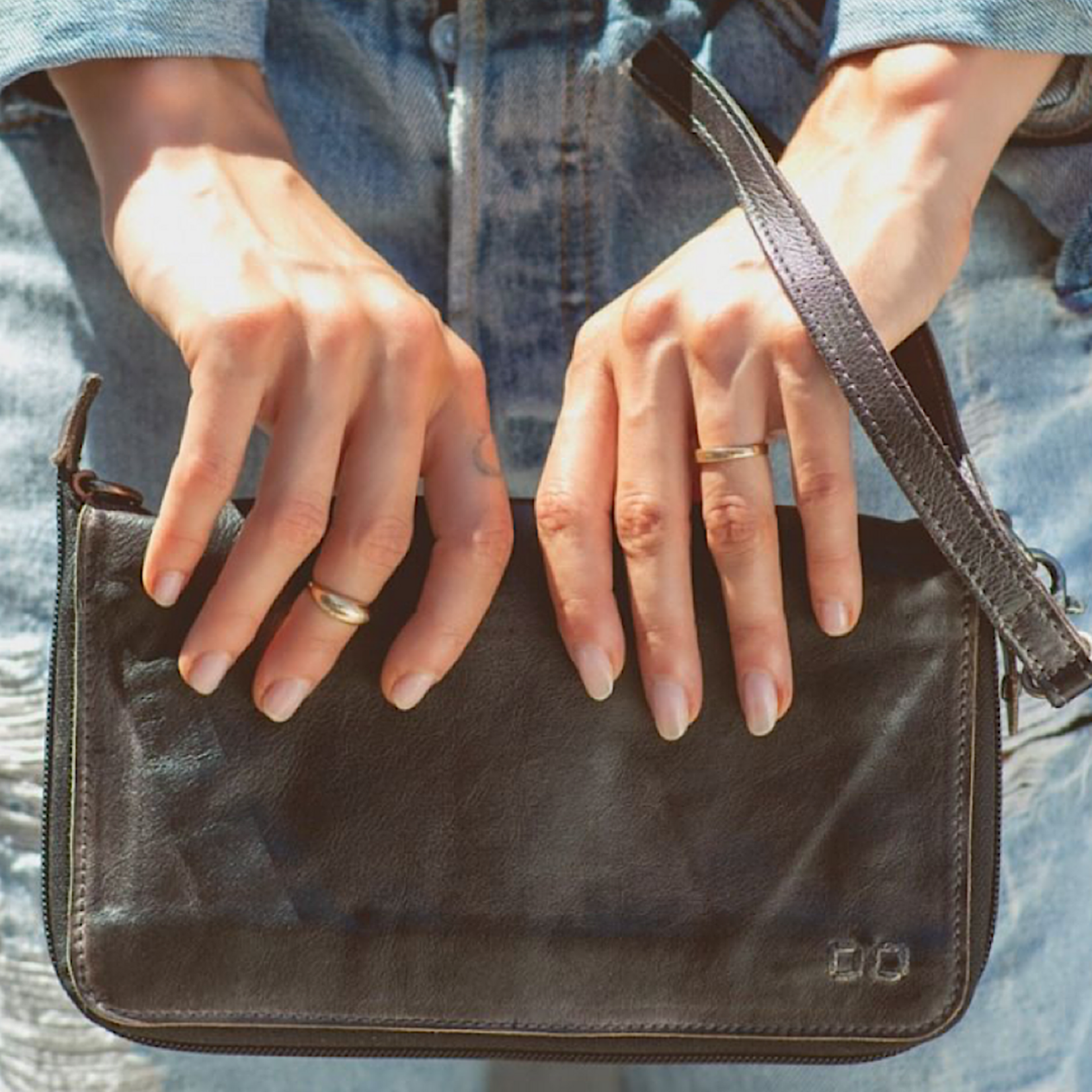 BED|STU BED|STU Templeton II Black Grey Rustic Wallet