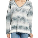 Z Supply Z Supply Dusty Indigo Autumn Stripe V-Neck Sweater