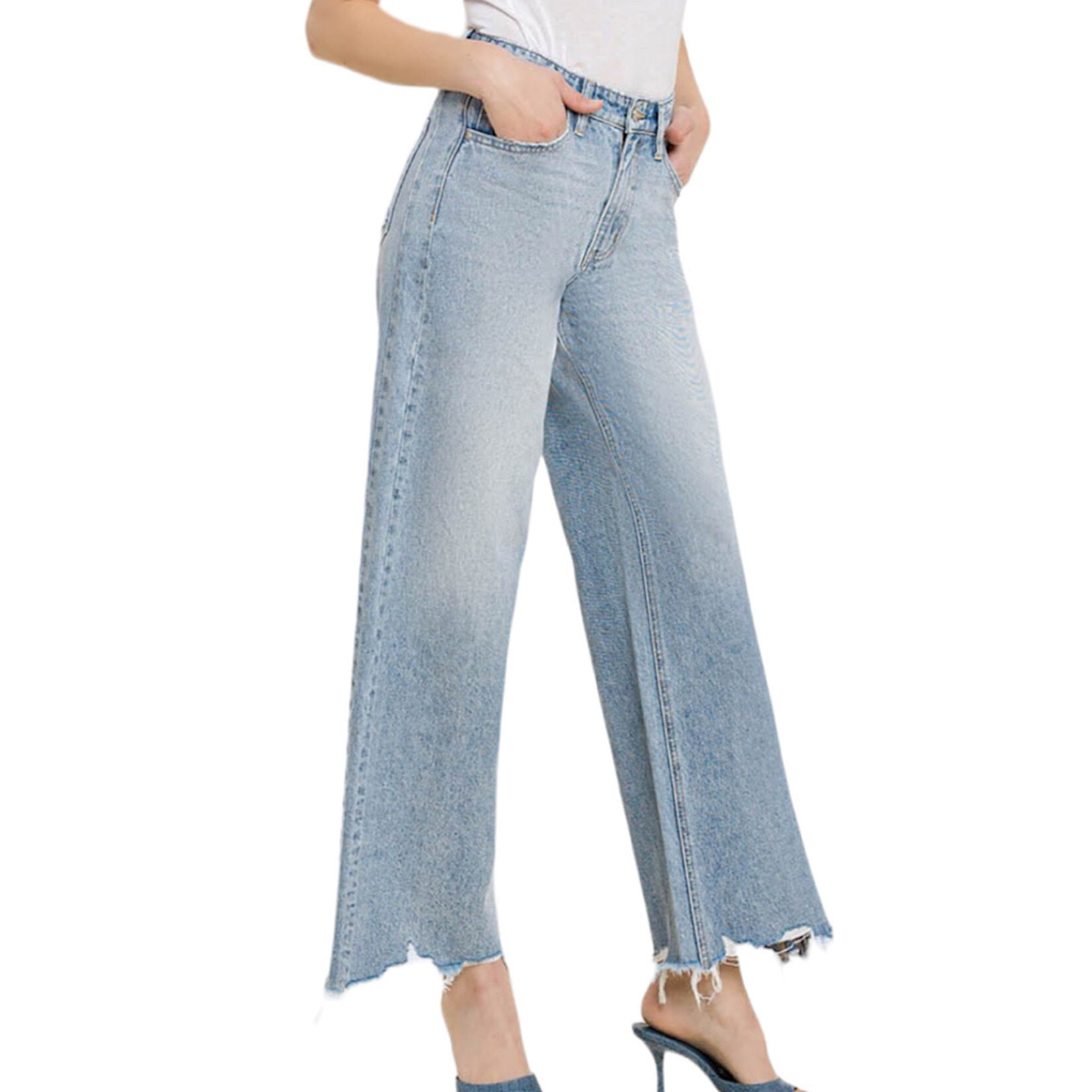 VERVET T6230 Super High Wide Leg Jeans