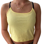 Butter Cropped Cami Tank Medium