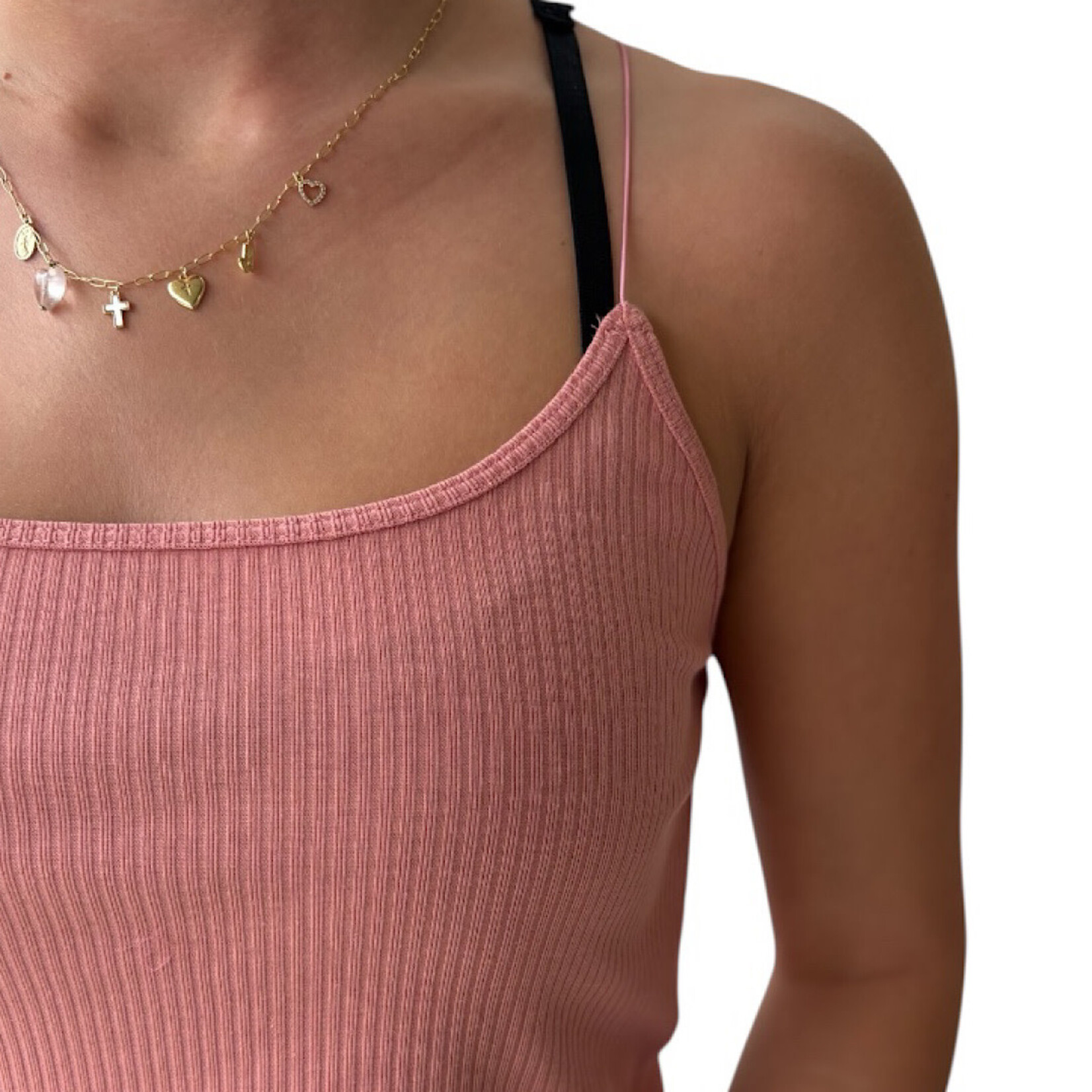 Teak Rose Cropped Cami Top