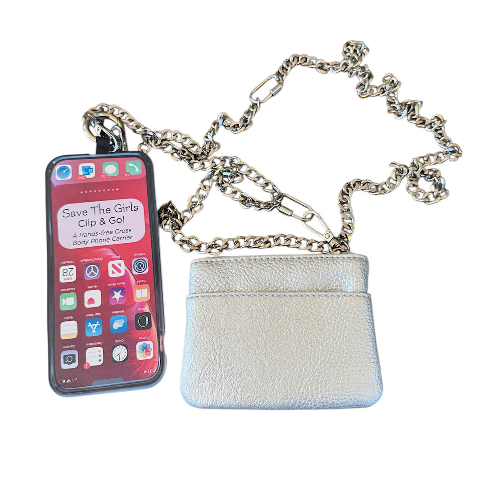 Clip & Go Chain w/ Zipper Pouch
