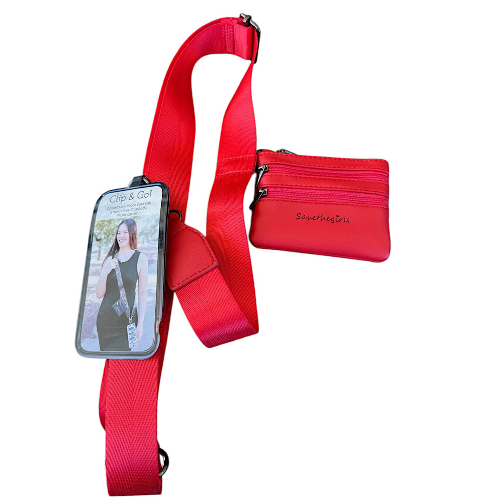 Clip & Go Strap w/ Zipper Pouch