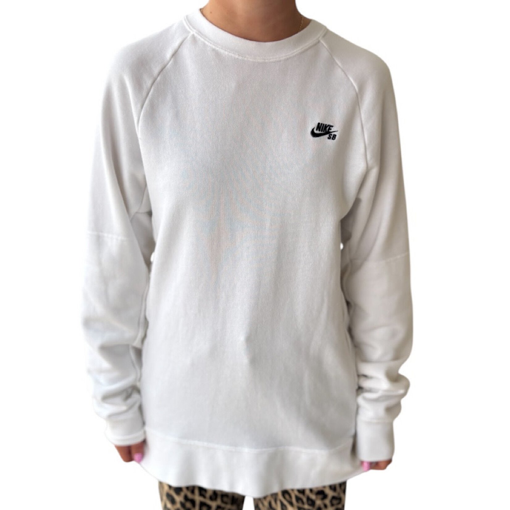 Nike White Sweatshirt Size Medium-RF
