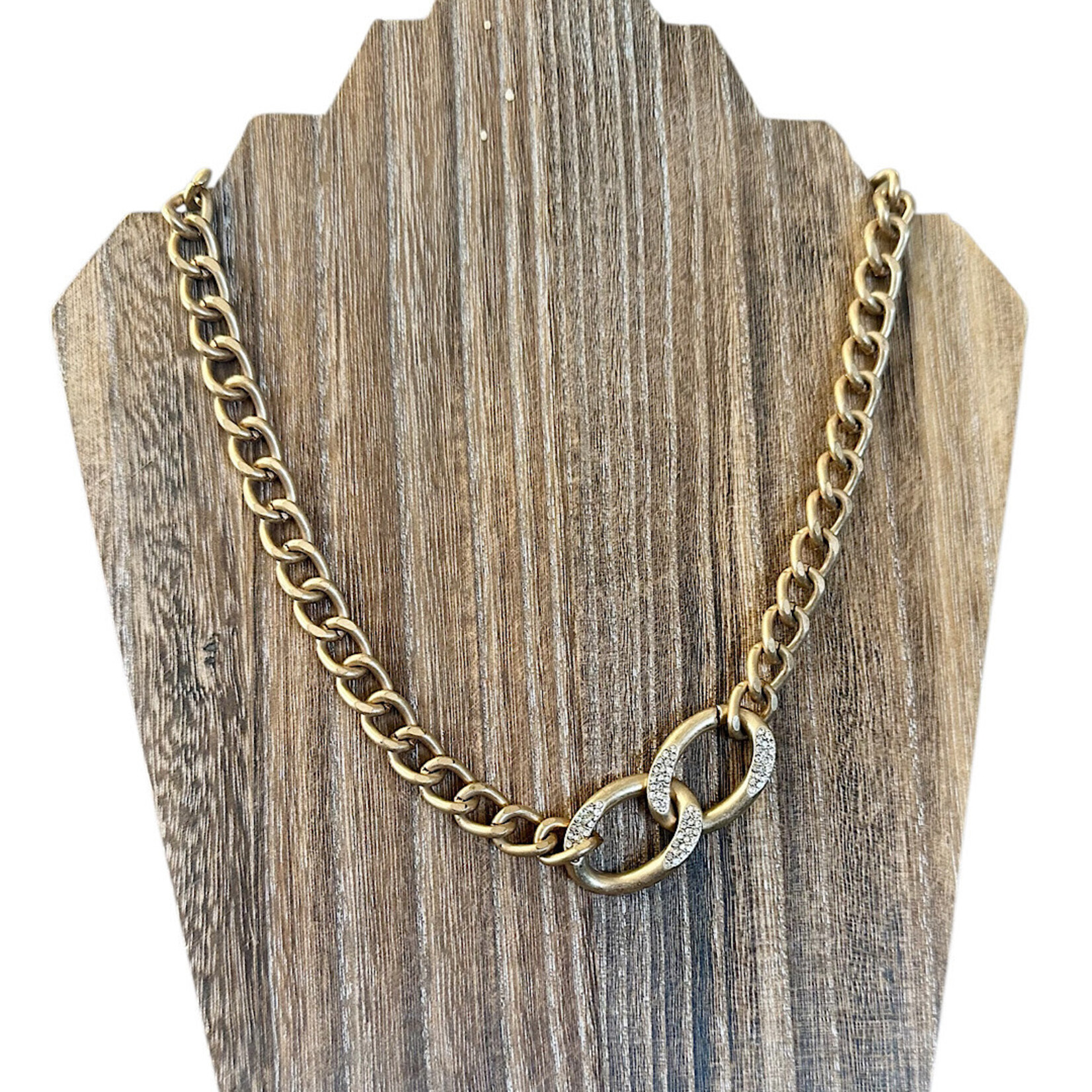 Ellen Gold Single Infinity Necklace