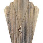 Margaret Gold Initial Necklace G