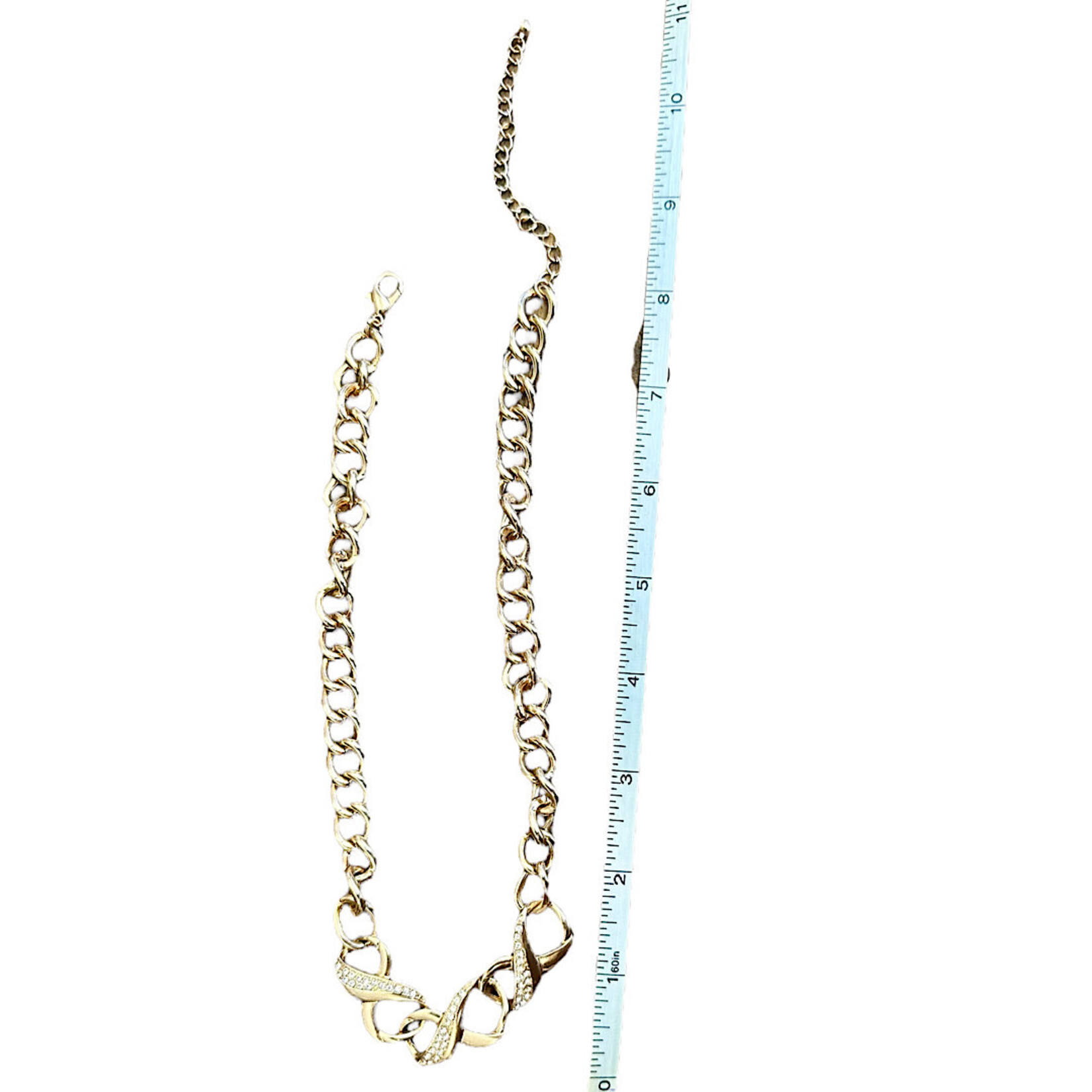 Eleanor Gold Triple Infinity Chain Necklace