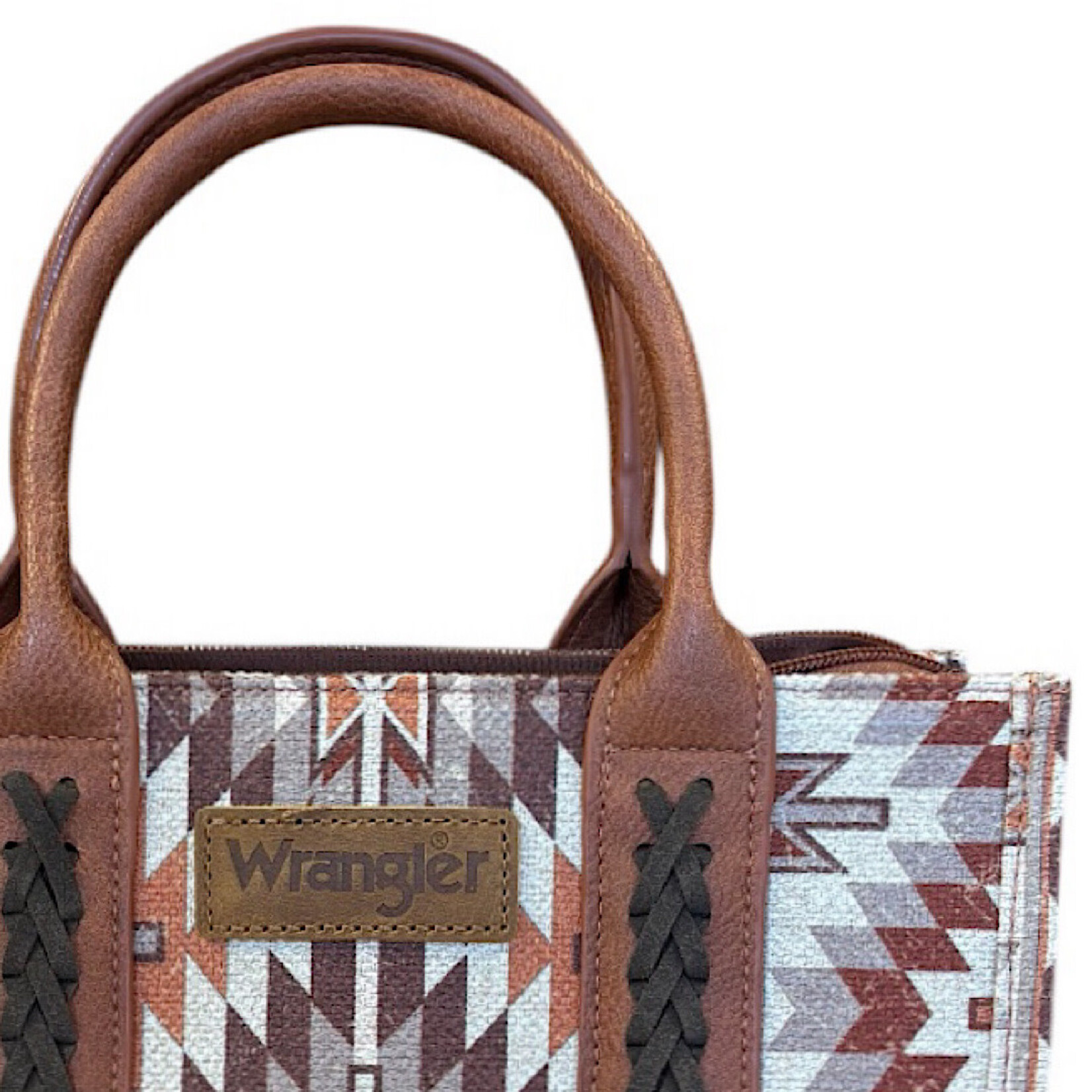 Wrangler Wrangler Aztec Southwestern Purse with Whipstitch Details