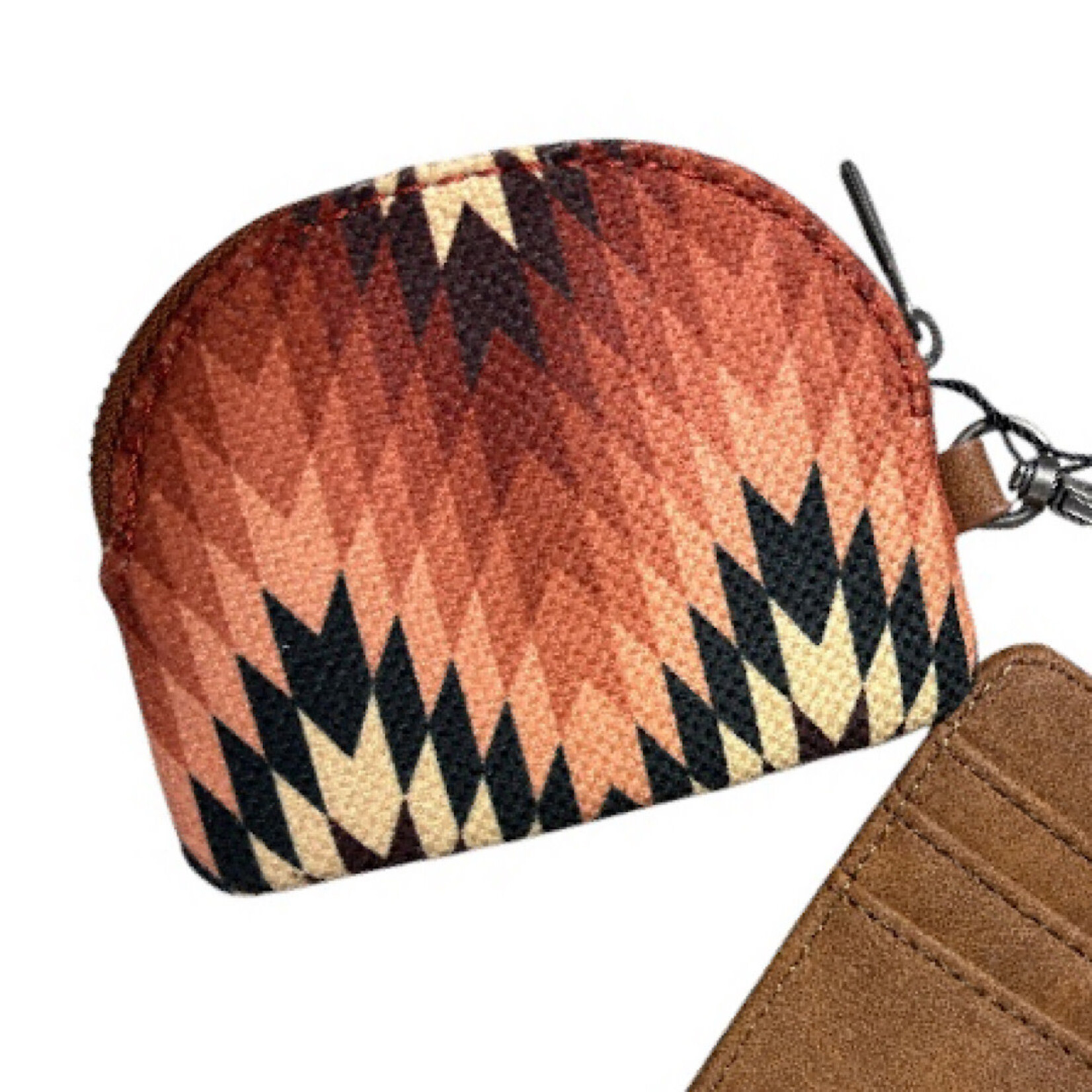 Wrangler Wrangler Aztec Wave Print Wristlet Wallet
