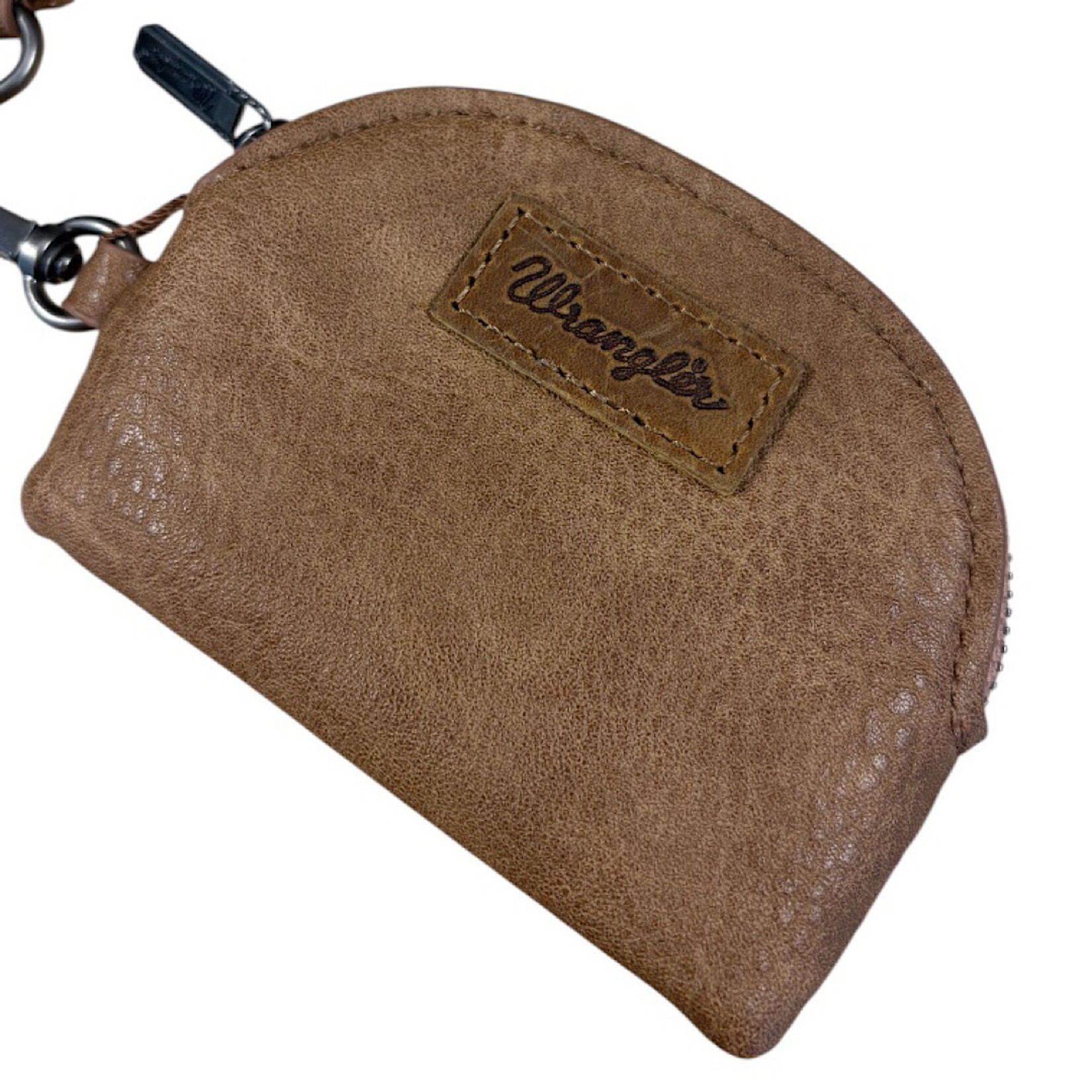 Wrangler Wrangler Light Brown Western Embroidered Wristlet Wallet