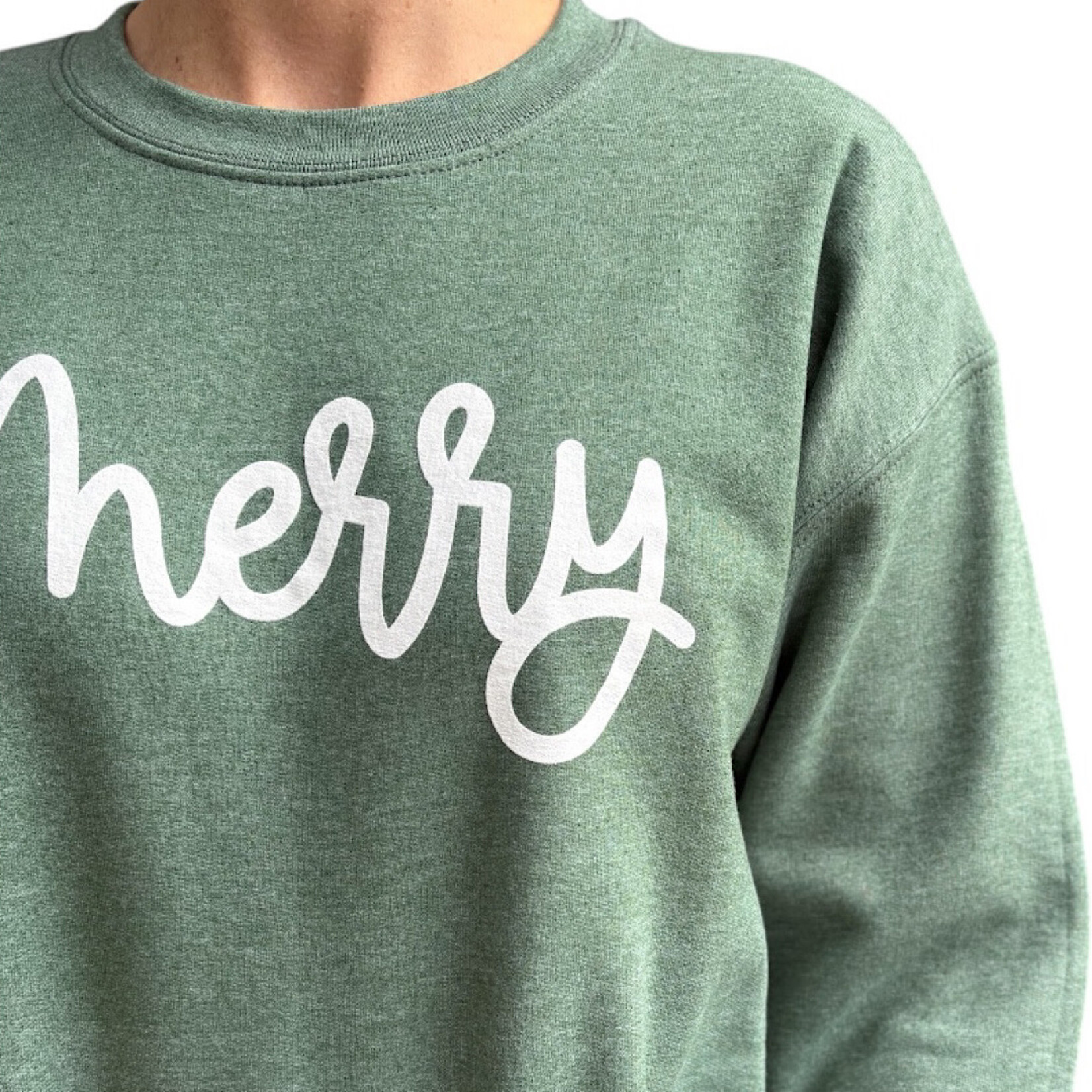 Green Merry Holiday Sweatshirt