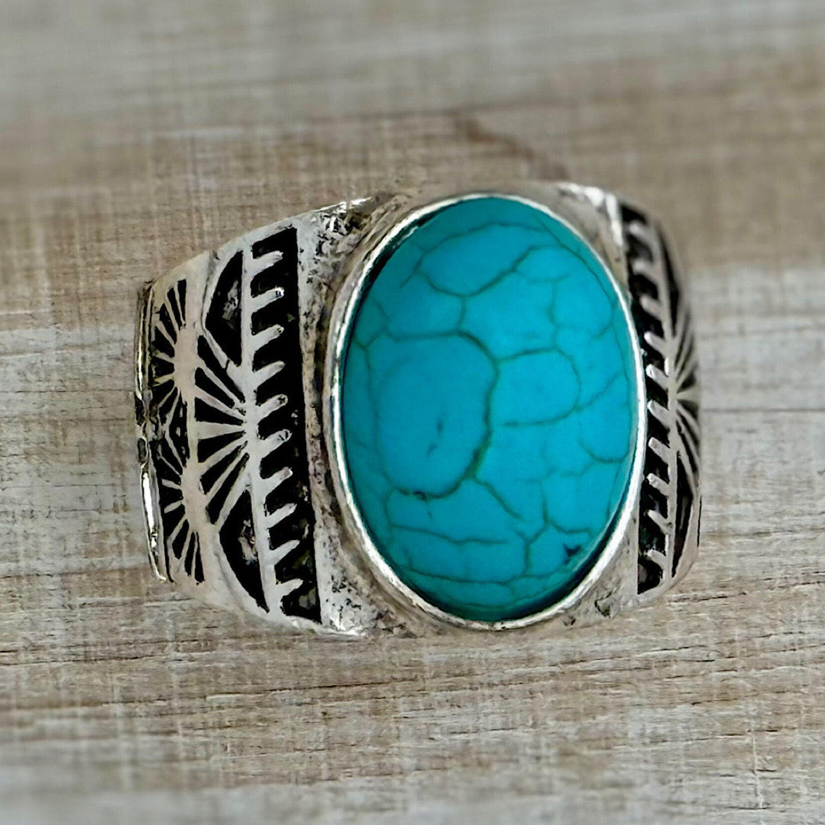 Western Stretch Ring Navajo Kingman