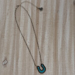 Turquois Horse Shoe Pendant Necklace Turquois Horse Shoe Pendant Necklace