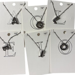 Silver Balloon Initial Necklace