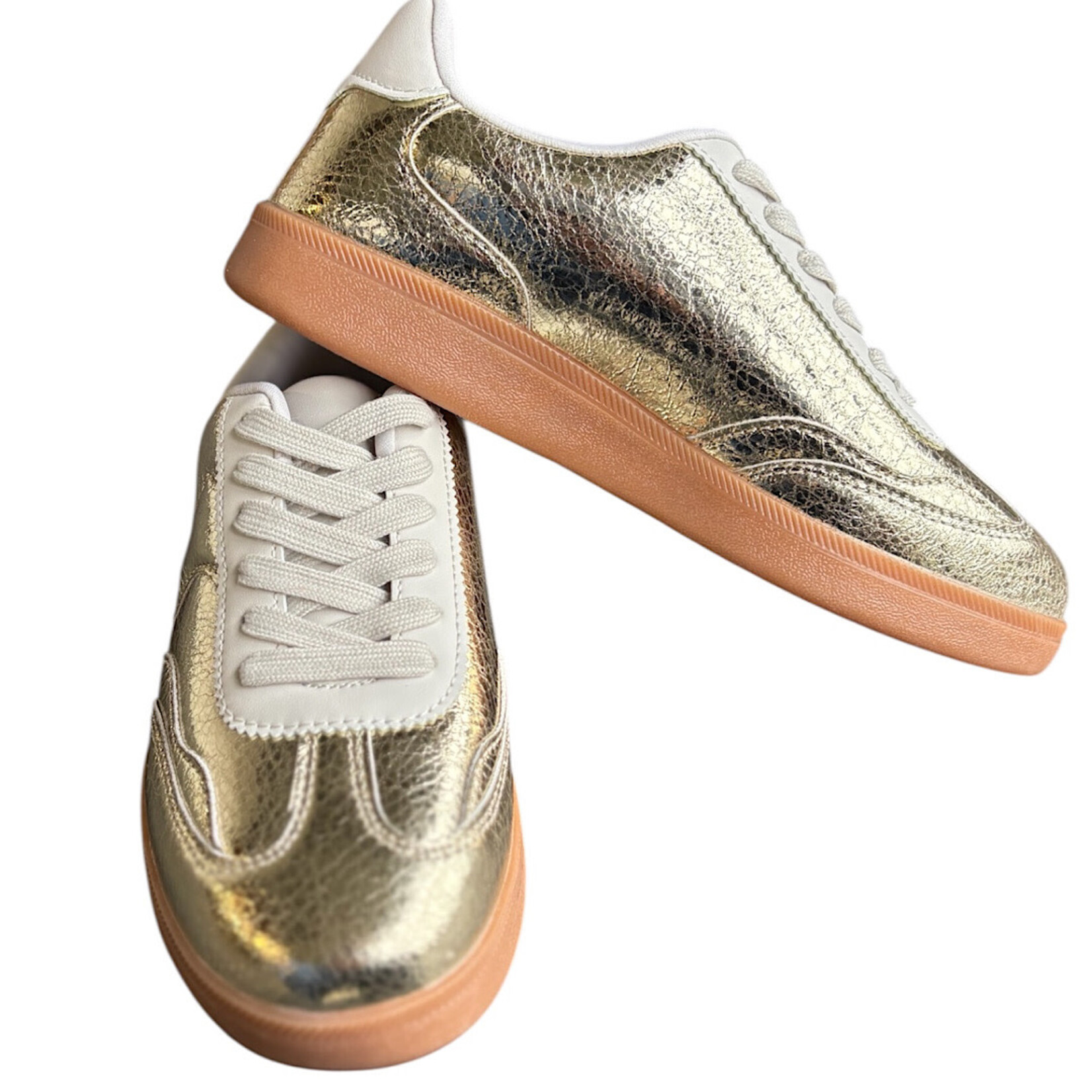 Women's Gold Sneaker
