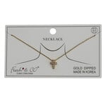 Cross Necklace W/ CZ Stones