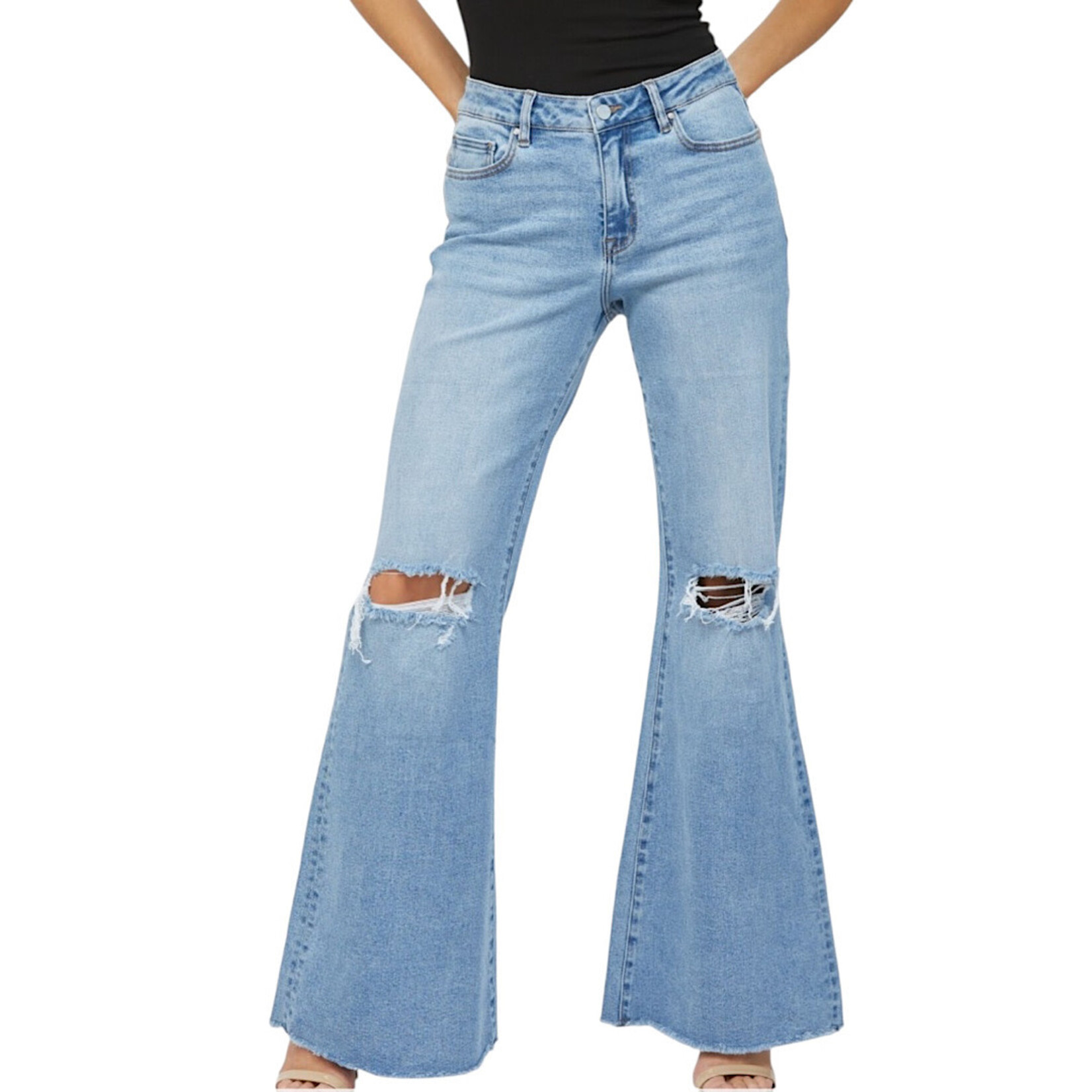 Mica Denim MICA MDP-W3030LT High Rise Super Wide Fit Jean