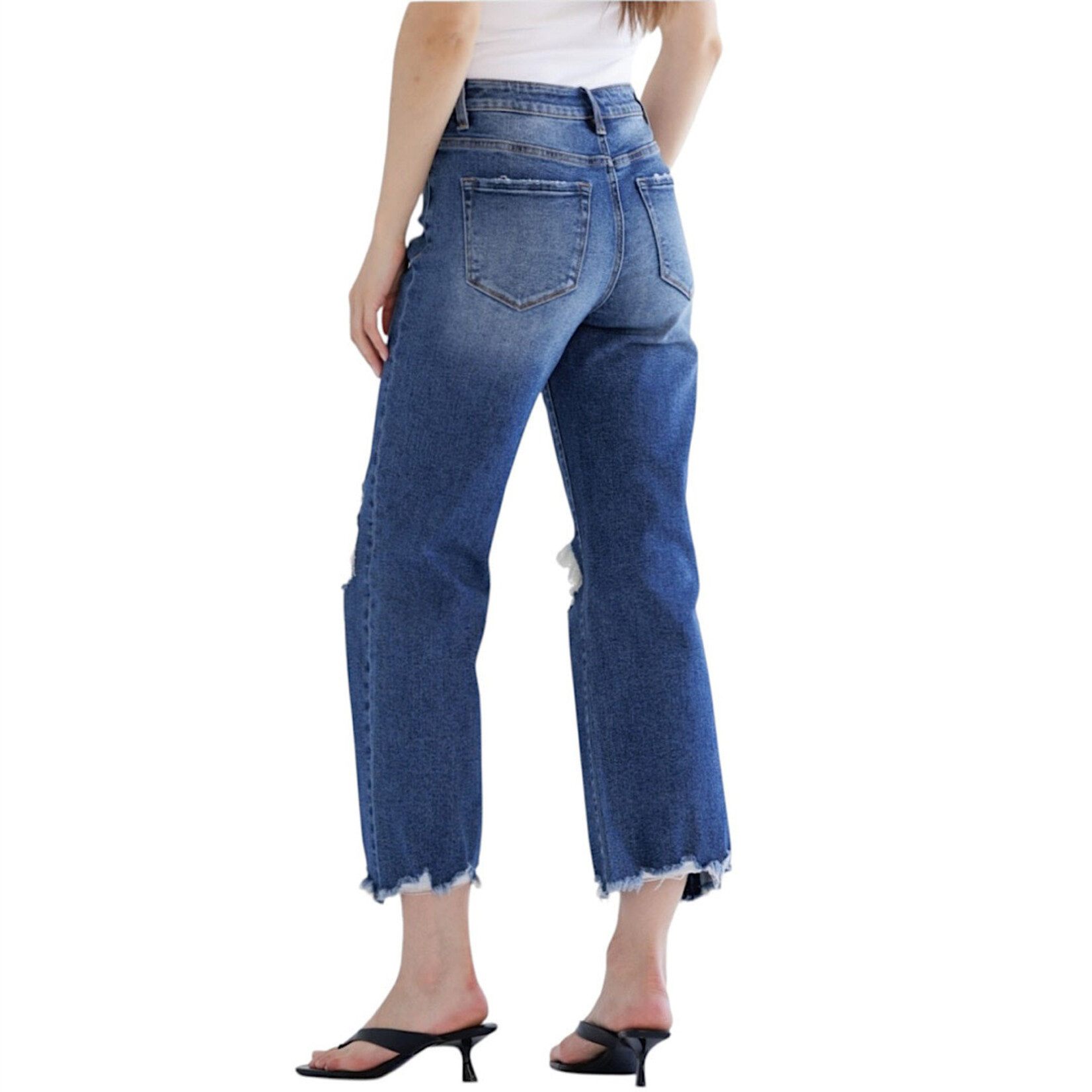 Mica Denim MICA MDP-F3048M 90's Vintage Crop Flare Jean