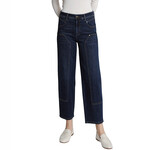 Mica Denim MICA MDP-T3578 High Rise Navy Ankle Straight Barrel Jean