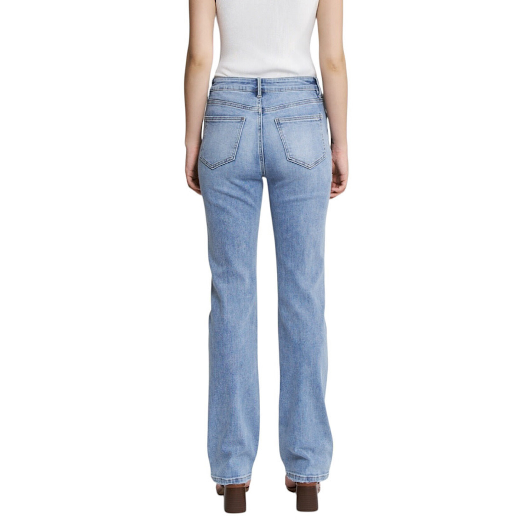 Mica Denim MICA MDP-T3561A High Rise Straight Jeans