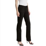 Mica Denim MICA MDP-T3653 High Rise Black Straight W/Embellished Jean