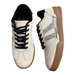 Women's Cream/Leopard Sneakers
