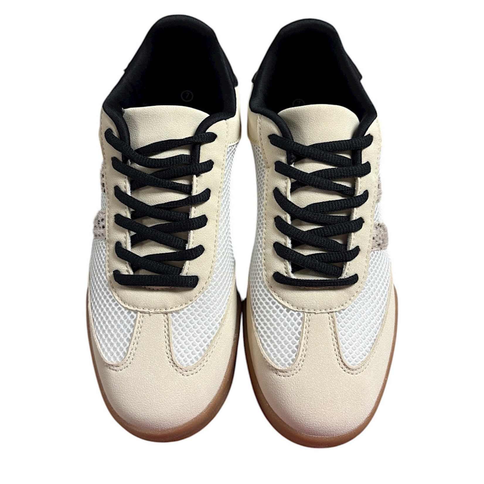 Women's Cream/Leopard Sneakers