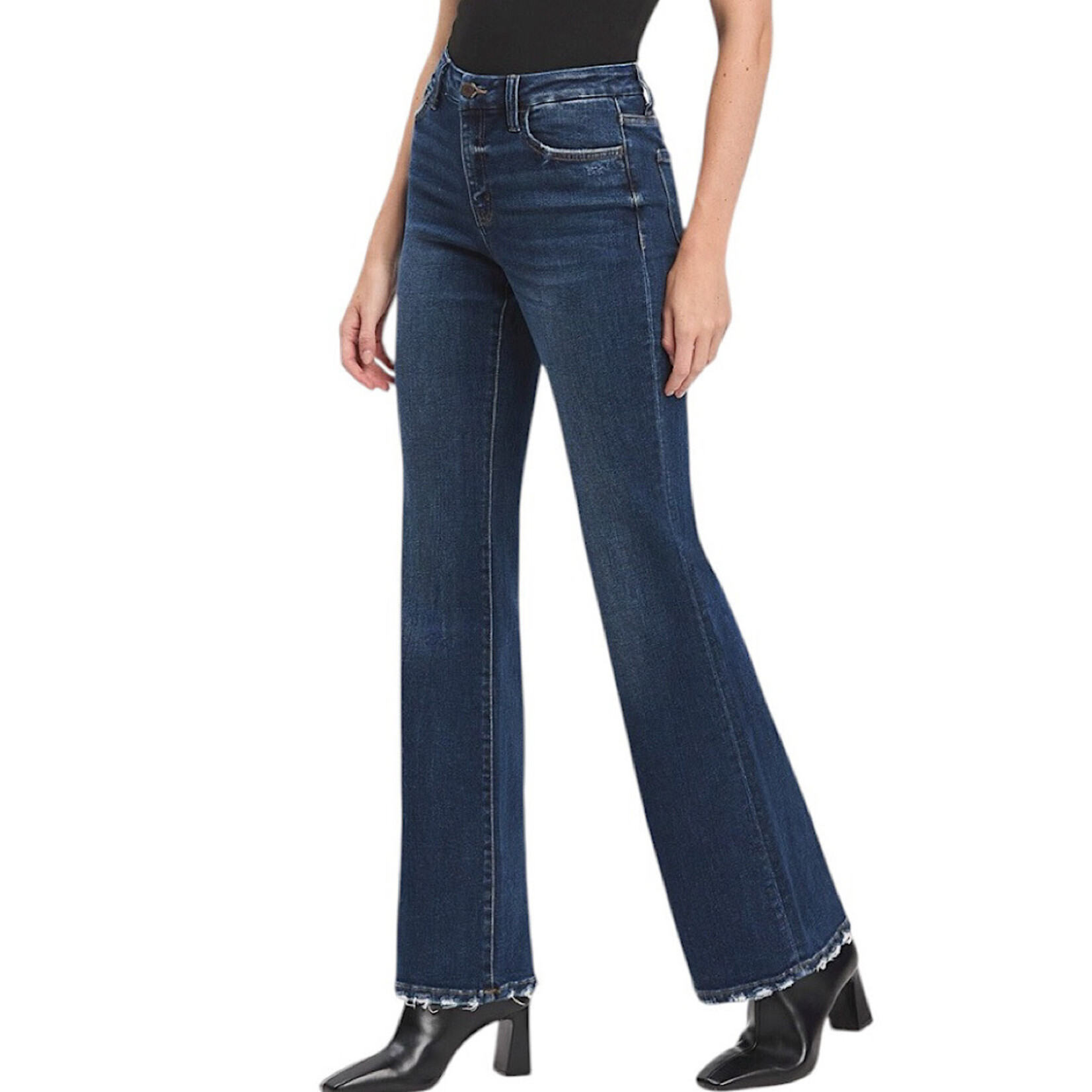 Vervet T6141 Restructure High Rise Relaxed Flare