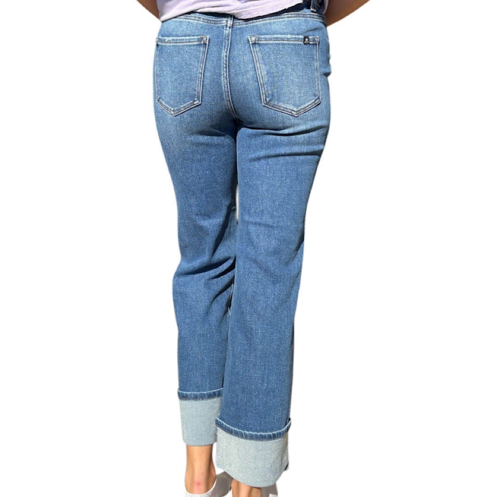 J21 JVP1002 High Rise Loose Straight Jeans