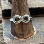 Sterling Silver Ring with Infinity Symbol