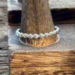 Sterling Silver Beaded Eternity Ring
