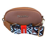 Montana West Brown Textured Crossbody Bag