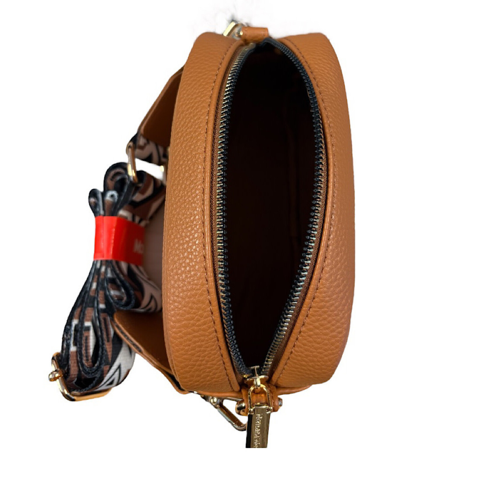 Montana West Brown Textured Crossbody Bag